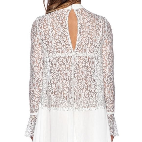 💥SOLD💥Free People Tell Tale Lace Tunic Dress S - Picture 4 of 12